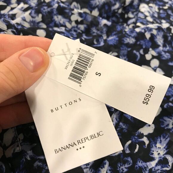 NWT Banana Republic floral blouse - Picture 7 of 10